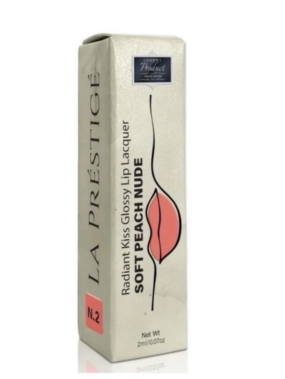 Predire La Prestige Radiant Kiss Glossy Lip Lacquer ~ Soft Peach Nude